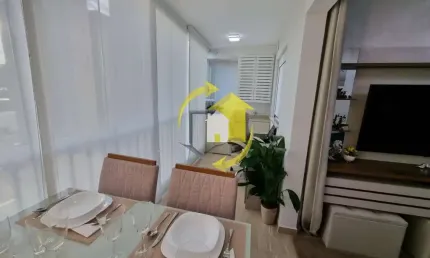 STUDIO MOBILIADO - MOOCA - 34 M² - 1 DORM. - LAZER COMPLETO