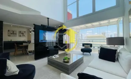 COBERTURA TRIPLEX ESPETACULAR - 290 M² - 3 SUÍTES - 4 VAGAS - ÁREA GOURMET PRIVATIVA