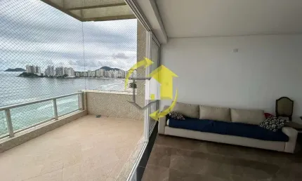 COBERTURA 190 M² - PITANGUEIRAS GUARUJÁ - 3 SUÍTES - VISTA INCRÍVEL PARA O MAR EM TODO APTO