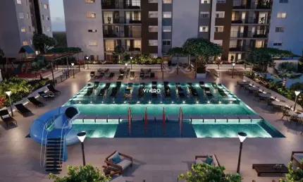 Vitta Home Resort em Itajaí no Bairro Fazenda, 02 dormitórios na torre A, andar