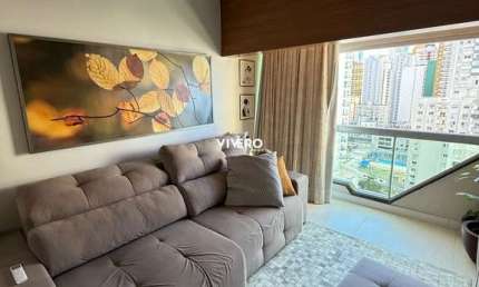 Apartamento de 1 dormitório com vista mar no Centro de Balneário Camboriú