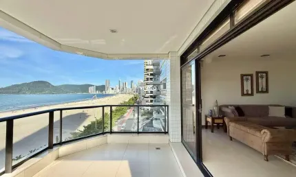 Aparatmento frente mar no edifício aquidabã em balneário camboriú com 3 suítes
