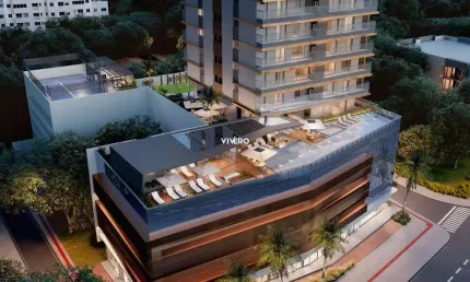 Apartamento com 3 suítes andar alto de frente na Praia Brava de Itajaí