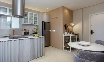 Loft em andar alto com linda vista bairro fazenda - itajaí
