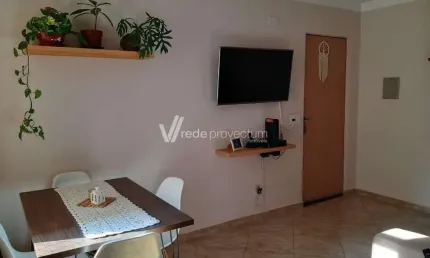 Apartamento com 2 quartos à venda na rua maestro diogo hugo bratficher, 70, jardim miranda, campinas, 56 m2 por r$ 272.000