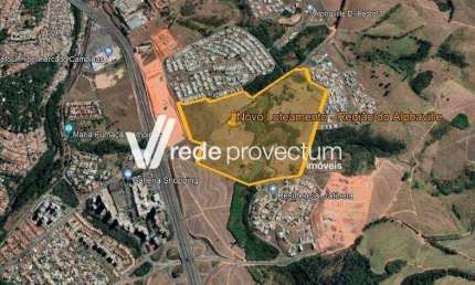 Terreno em condomínio fechado à venda na Avenida das Alamandas, s/n°, Alphaville Dom Pedro, Campinas por R$ 1.000.000