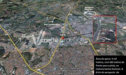 Terreno comercial à venda na Rodovia Santos Dumont, 72, Jardim Nova América, Campinas por R$ 10.500.000