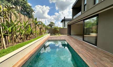 Casa em condomínio fechado com 4 quartos à venda na Rua das Palmas, 1, Alphaville Dom Pedro, Campinas, 403 m2 por R$ 4.500.000