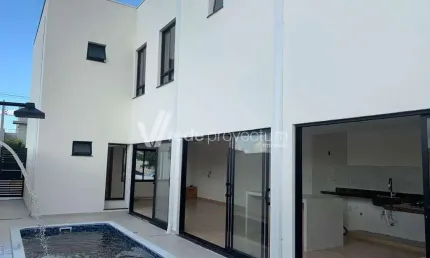 Casa em condomínio fechado com 3 quartos à venda na Avenida Luiz Greco, 600, Vila Monte Alegre, Paulínia, 190 m2 por R$ 1.190.000