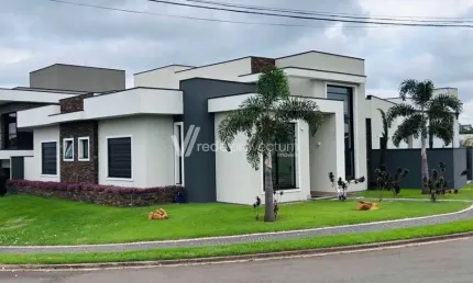 Casa em condomínio fechado com 3 quartos à venda na Estrada Municipal PLN-360, s/n°, Parque Brasil 500, Paulínia, 242 m2 por R$ 2.699.000