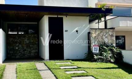 Casa em condomínio fechado com 3 quartos à venda na Avenida Luiz Greco, 600, Vila Monte Alegre, Paulínia, 134 m2 por R$ 980.000