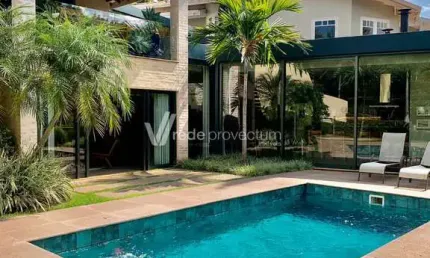 Casa em condomínio fechado com 5 quartos à venda na Avenida Dona Maria Franco Salgado, 13, Jardim Botânico (Sousas), Campinas, 479 m2 por R$ 3.850.000