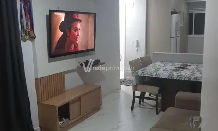 Apartamento com 2 quartos à venda na Rua Presbítero Evangelista do Nascimento Oliveira, 544, Residencial Novo Tempo, Campinas, 47 m2 por R$ 220.000