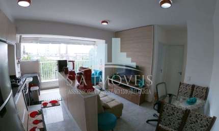 Apartamento a venda no bairro do Belem com 38m2, 1 dormitorio, 1 vaga de garagem.