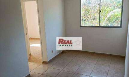 Apartamento com 2 dormitórios, 54 m² - venda por R$ 130.000,00 ou aluguel por R$ 1.325,00/mês - Santana - Araçatuba/SP