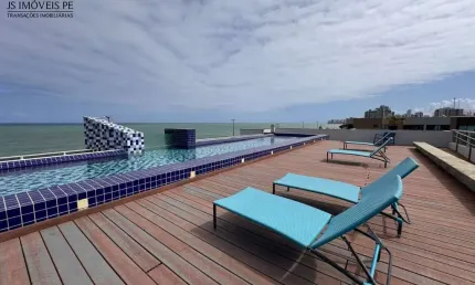 Oportunidade única: Apartamento à venda em Jaboatão dos Guararapes-PE, Piedade - 1 quarto Mobiliado