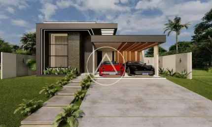 Atlântica Imóveis tem excelente Casa de Alto Padrão no Condomínio Viverde I - Rio das Ostras/RJ
