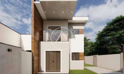 Atlântica imóveis tem excelente casa duplex à venda, por R$ 430.000,00