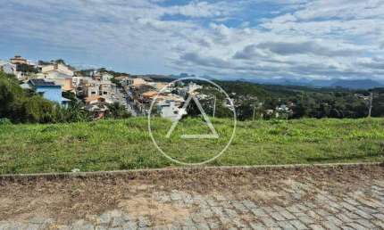 Atlântica Imóveis tem excelente Terreno na parte alta com vista Mar e Serra para venda por R$198.000,00.
