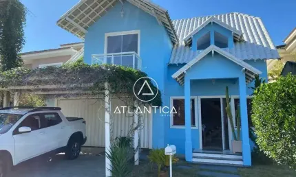 Atlântica Imóveis tem excelente Casa de Alto Padrão no Vale dos Cristais – 4 Quartos, 282m², Piscina e Área Gourmet - R$890.000,00