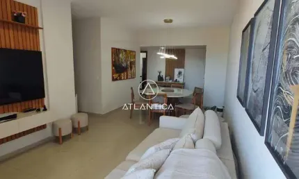 Atlântica Imóveis tem excelente apartamento a venda com Conforto, vista e localização no mesmo endereço – 3 quartos (1 suíte), 102m² - R$620.000,00