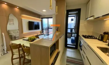 2 Dormitórios (1 Suíte) - Semi Mobiliado - Cond. Clube - R$ 590.000,00 - Areias, São José/SC