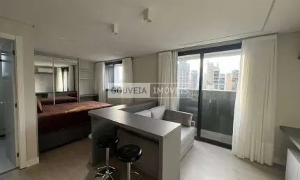 Studio com 1 Dormitório, 35 m², aluguel de R$ 3.500 + Taxas - Batel, Curitiba (PR)