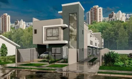 Sobrado 3 dormitórios, 1 suíte, 122 m², à venda por r$ 670.000 - uberaba, curitiba (pr)