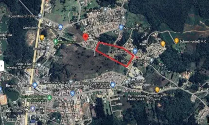 Área com 42.733 m², à venda por R$ 7.700.000 - Tranqueira, Almirante Tamandaré (PR)