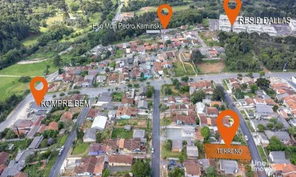 Terreno à venda na Rua João Cavalli, 99999, Jardim das Acácias, Campo Largo