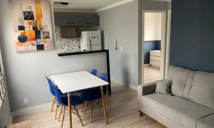 Vende-se apartamento mobiliado 2 dormitórios  lazer completo
