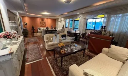 LINDO APARTAMENTO À VENDA COM 5 QUARTOS,  3 SUITES E 3 VAGAS- RUA PROF HELION POVOA - TIJUCA