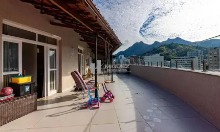 Rua Uruguai  Cobertura Linear fantástica à venda - Tijuca - Código 19625