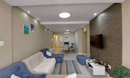 Apartamento todo modernizado a venda na Rua Conde de Bonfim, largo da Segunda Feira, com salão em dois ambientes, 2 quartos, suíte, vaga de garagem a venda na Tijuca - Rio de Janeiro