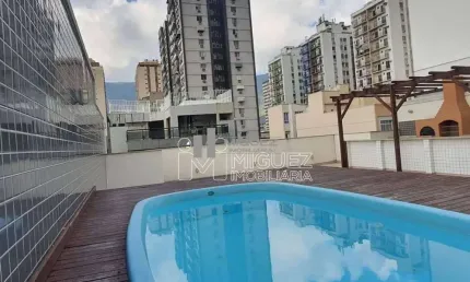 Apartamento com varanda, 2 quartos, suíte, vaga de garagem, piscina, Rua Dona Maria - Tijuca - Rio de Janeiro
