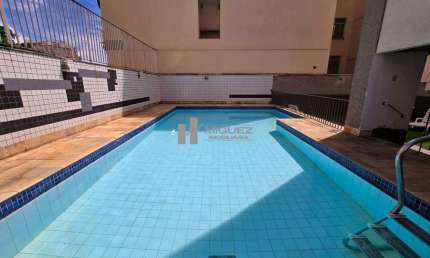 VARANDA, SALA EM 2 AMBIENTES, 2 QUARTOS SENDO 1 SUÍTE, 1 BANHEIRO SOCIAL, COZINHA, DEPENDÊNCIAS COMPLETAS (QUARTO, BANHEIRO, ÁREA DE SERVIÇO) - 2 VAGAS ESCRITURA (PISCINA, ACADEMIA, SALÃO DE FESTAS, P