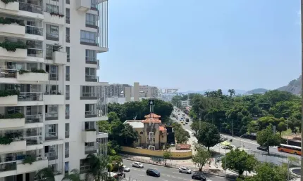 Apartamento conjugado a venda em botafogo ao lado do shopping rio sul