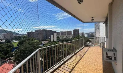 A VENDA APARTAMENTO NO GRAJAU, PRAÇA VERDUN, VARANDA COM VISTA PANORÂMICA, 3 QUARTOS COM SUÍTE, RUA BARÃO DE MESQUITA