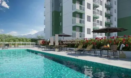 APARTAMENTO À VENDA - PORTO MARAVILHA, COND RIO WONDER CAIS DO VALONGO - SALA 2 QTS, SUÍTE, 1ª LOCAÇÃO