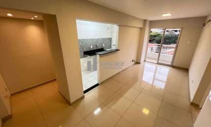 Apartamento a Venda, varanda, 2 quartos sendo 1 suíte, banheiro social, cozinha, área de serviço, 1 vaga de garagem, Prédio com infraestrutura completa