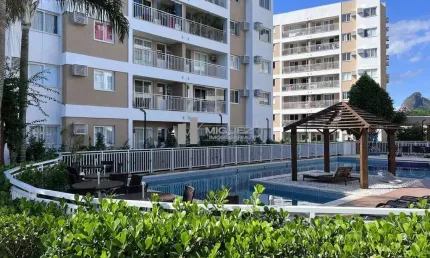 APARTAMENTO  A VENDA 2 QUARTOS COM VARANDA, PRÉDIO COM INFRAESTRUTURA COMPLETA NA ESTRADA DOS BANDEIRANTES