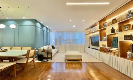 APARTAMENTO ESPECTACULAR À VENDA NA RUA ITACURUÇÁ - TIJUCA, COM SALA EM 2 AMBIENTES, 3 ÓTIMOS QUARTOS SENDO 1 SUÍTE, BANHEIRO SOCIAL, AMPLA COZINHA, ÁREA DE SERVIÇO E 1 VAGA DE GARAGEM DEMARCADA NA ES