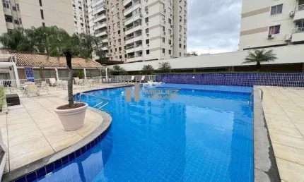 Apartamento à venda na Rua Barão de Itapagipe com varanda, 2 quartos (1 suíte), banheiro social, cozinha, área de serviço e 1 vaga de garagem. Prédio com infraestrutura completa.
