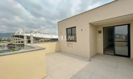 Cobertura vista Engenhão | Cobertura condomínio Quartier Residências | Apartamento Rua Gentil de Ar