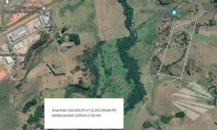 Área à venda, 24.000 m² - distrito industrial bairro do una - taubaté/sp