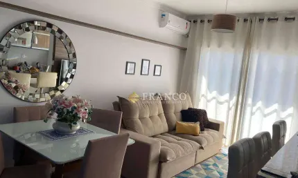 Apartamento com 2 dormitórios à venda, 70 m² - centro - taubaté/sp