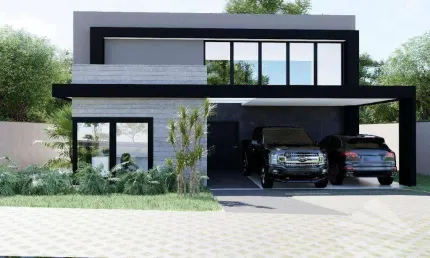 Casa com 4 dormitórios à venda, 261 m² - Condomínio Altos do Cataguá - Taubaté/SP