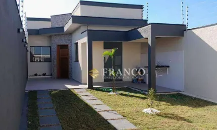 Casa com 2 dormitórios à venda, 74,47m² - Areão - Taubaté/SP