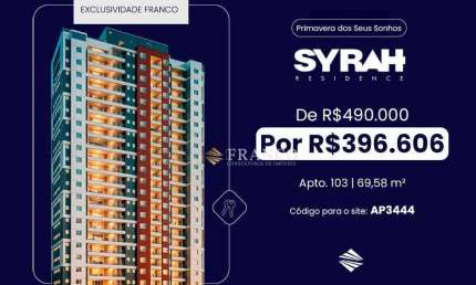 Apartamento à venda, 69 m² por R$ 396.606,00 - Bosque Flamboyant - Taubaté/SP