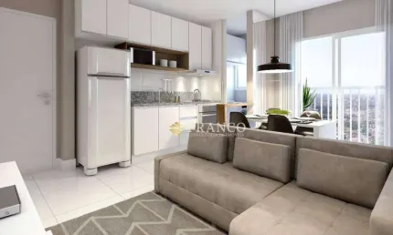 Apartamento com 1 dormitório à venda, 39,09m² - Chácara do Visconde - Taubaté/SP